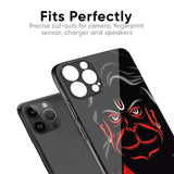Lord Hanuman Glass Case For iPhone 15