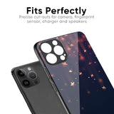 Falling Stars Glass Case For iPhone 11