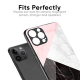 Marble Collage Art Glass Case For iPhone 12 Pro