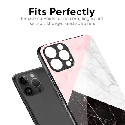 Marble Collage Art Glass Case For iPhone XS Max