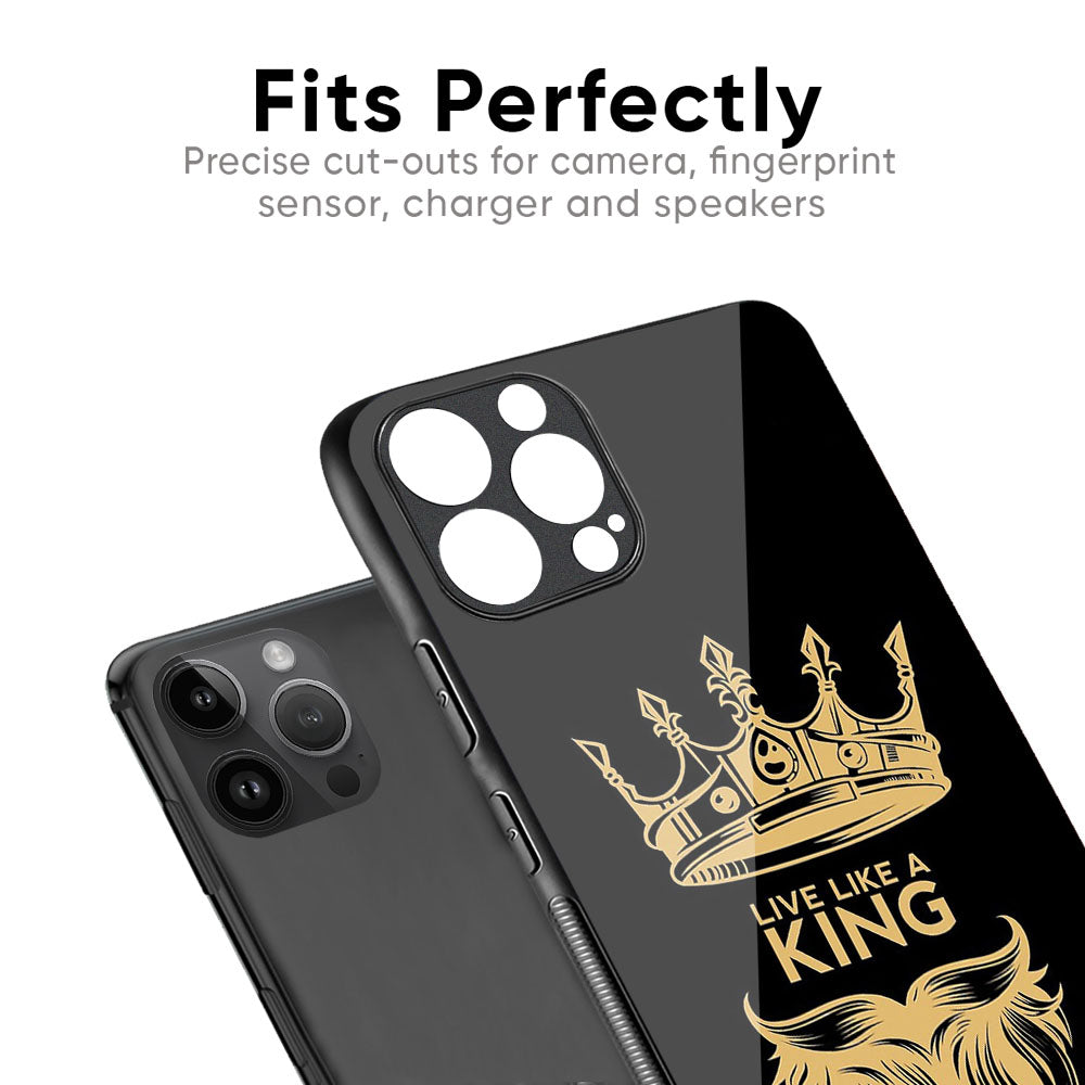 King Life Glass Case For iPhone XS Max