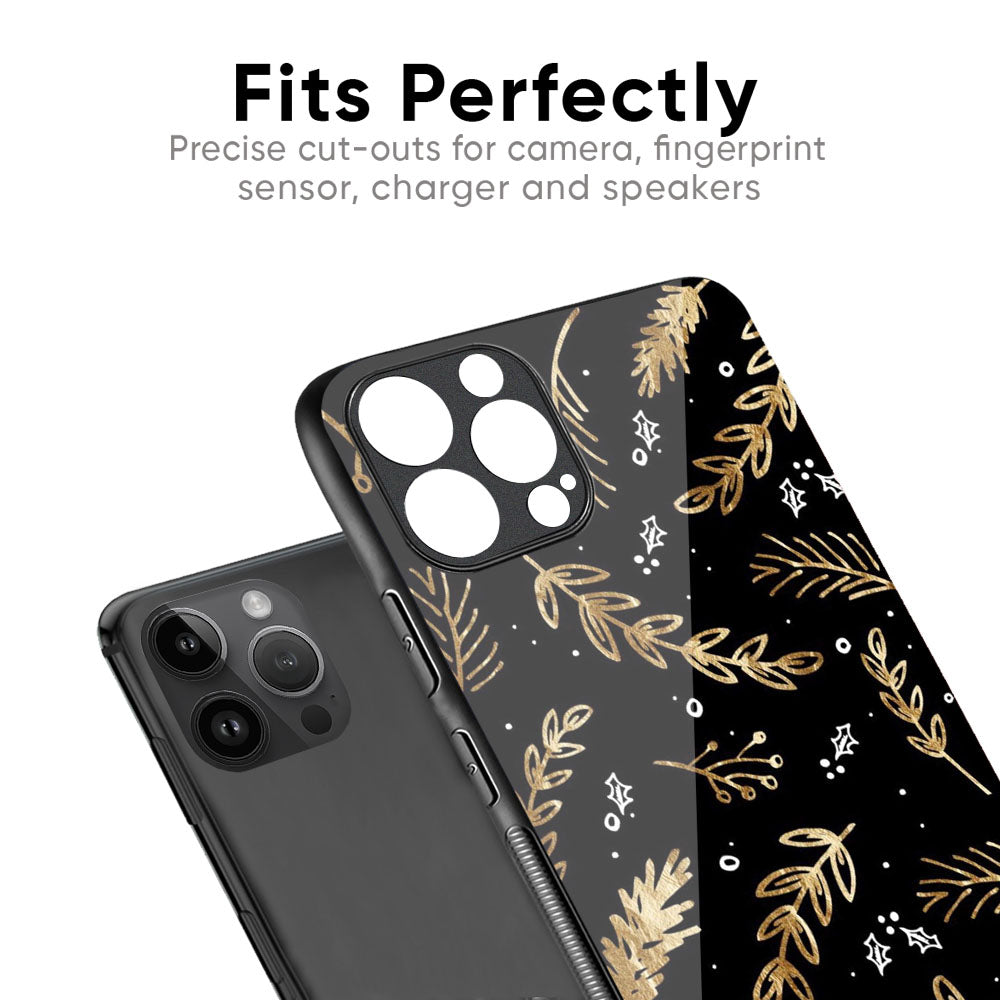 Autumn Leaves Glass Case for iPhone XS Max