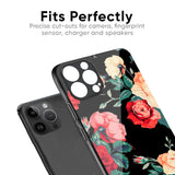 Floral Bunch Glass Case For iPhone 7 Plus