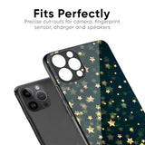 Dazzling Stars Glass Case For iPhone 14