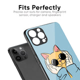 Adorable Cute Kitty Glass Case For iPhone 15