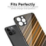 Diagonal Slash Pattern Glass Case for iPhone 15 Pro