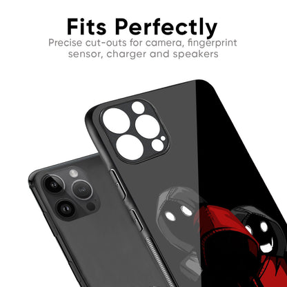 Shadow Character Glass Case for iPhone XR