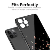 Floating Floral Print Glass Case for iPhone XS
