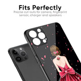 Fashion Princess Glass Case for iPhone 7 Plus