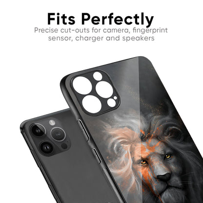 Devil Lion Glass Case for iPhone XS Max