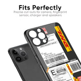 Cool Barcode Label Glass Case For iPhone XR