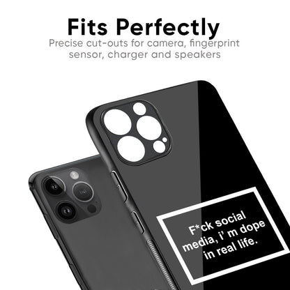 Dope In Life Glass Case for iPhone XR