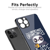 Struggling Panda Glass Case for iPhone 12 Pro Max