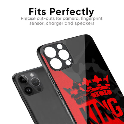 I Am A King Glass Case for iPhone XS Max