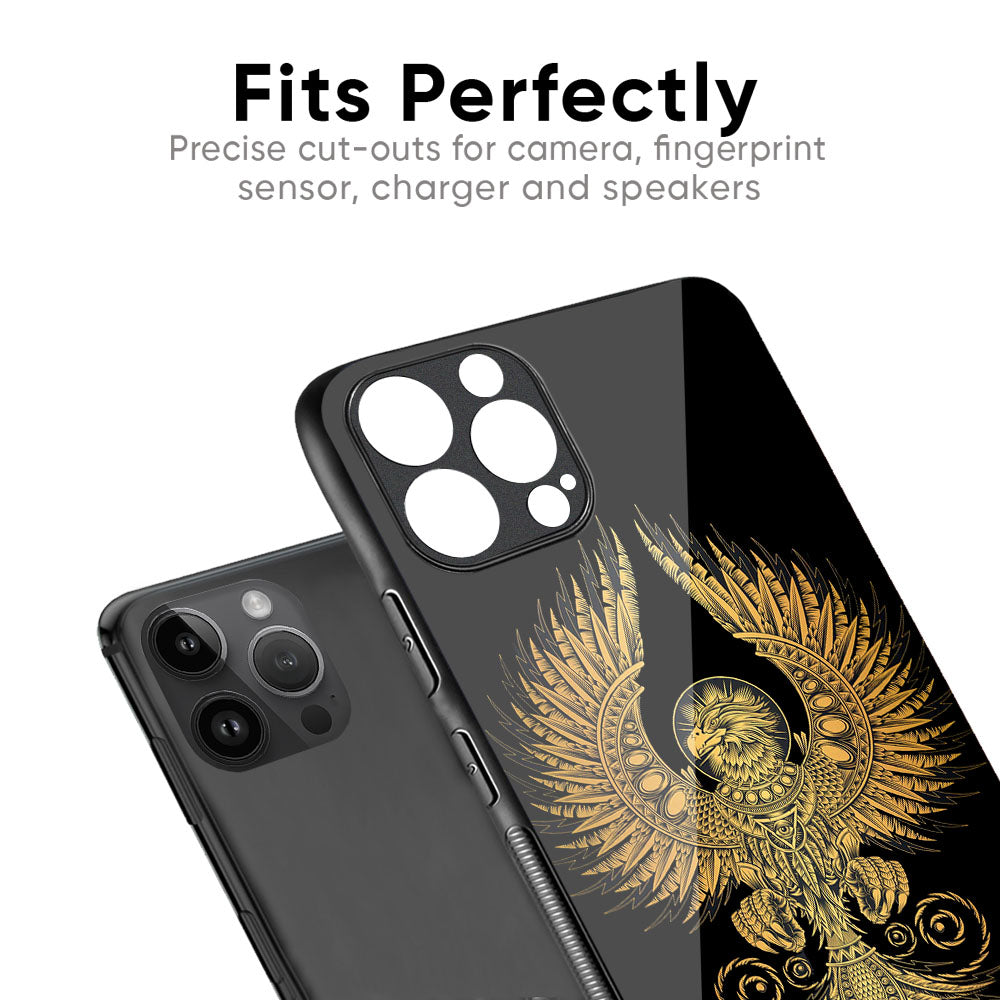 Mythical Phoenix Art Glass Case for iPhone XS Max