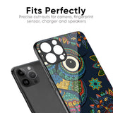 Owl Art Glass Case for iPhone XS Max