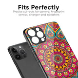 Elegant Mandala Glass Case for iPhone XS Max