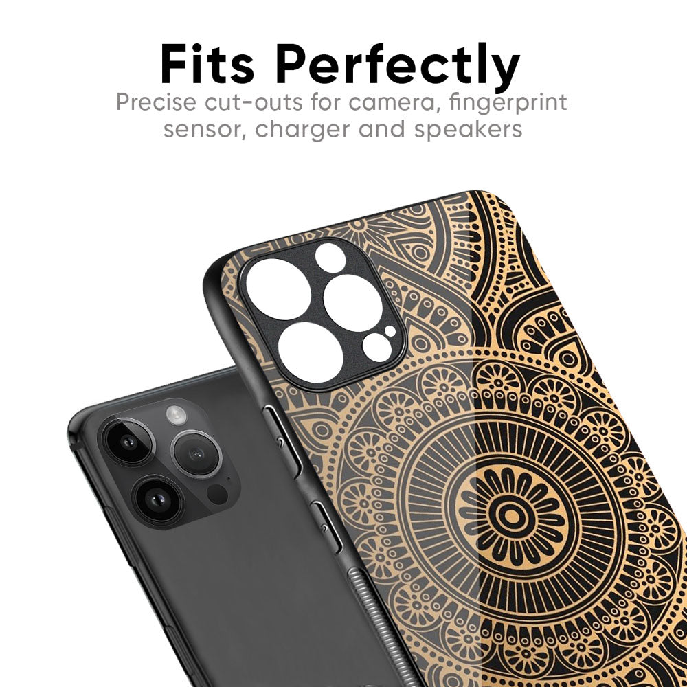 Luxury Mandala Glass Case for iPhone XS Max