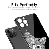 Kitten Mandala Glass Case for iPhone 14 Pro Max