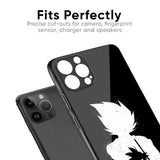Monochrome Goku Glass Case for iPhone 12 Pro Max