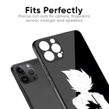 Monochrome Goku Glass Case for iPhone 7 Plus