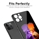 Minimalist Anime Glass Case for iPhone XS