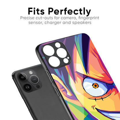 Monkey Wpap Pop Art Glass Case for iPhone 15 Pro Max