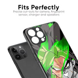 Anime Green Splash Glass Case for iPhone XS