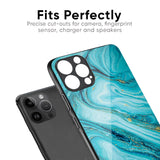 Ocean Marble Glass Case for iPhone 14 Pro