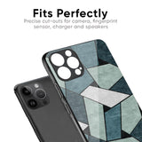 Abstact Tiles Glass Case for iPhone 15