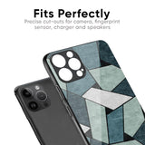Abstact Tiles Glass Case for iPhone XS