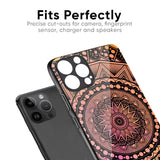 Floral Mandala Glass Case for iPhone 12 Pro Max