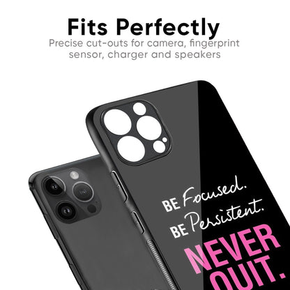 Be Focused Glass Case for iPhone XS Max