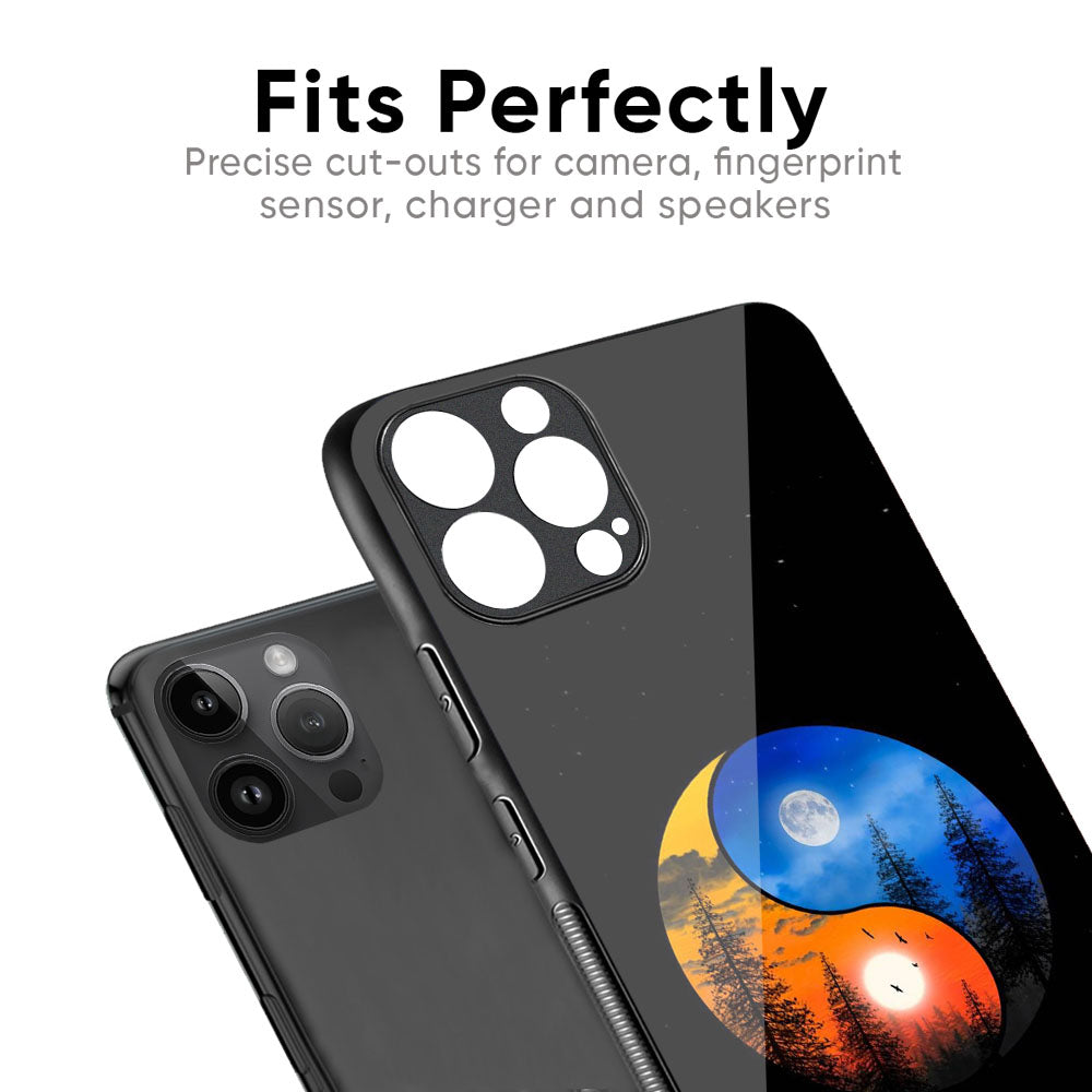 Yin Yang Balance Glass Case for iPhone XS Max