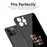 Go Your Own Way Glass Case for iPhone 14 Pro