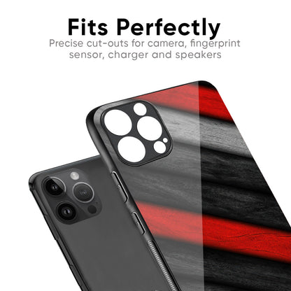 Soft Wooden Texture Glass Case for iPhone XS Max