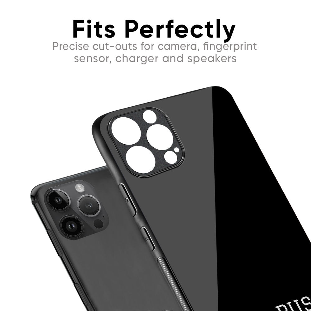 Push Your Self Glass Case for iPhone XS Max