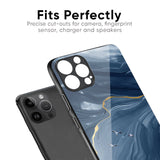 Deep Ocean Marble Glass Case for iPhone XS Max