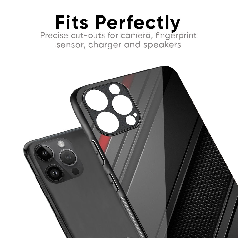 Modern Abstract Glass Case for iPhone XS Max