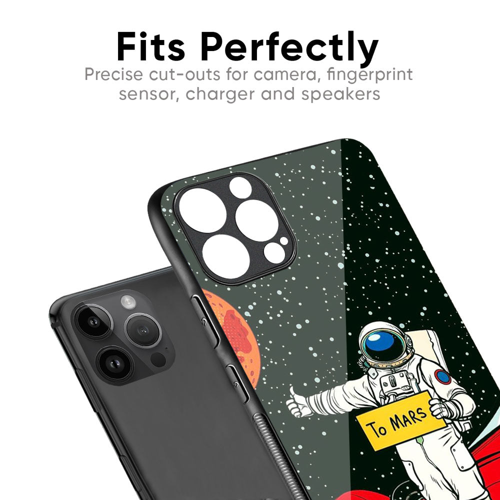 Astronaut on Mars Glass Case for iPhone XS Max