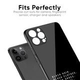 Black Soul Glass Case for iPhone XR