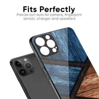 Wooden Tiles Glass Case for iPhone 7 Plus
