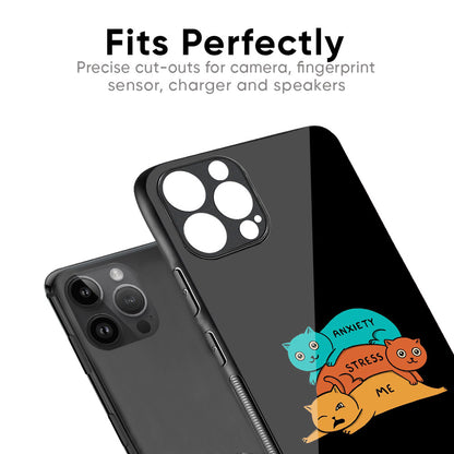 Anxiety Stress Glass Case for iPhone 7 Plus