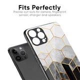 Tricolor Pattern Glass Case for iPhone 13 mini