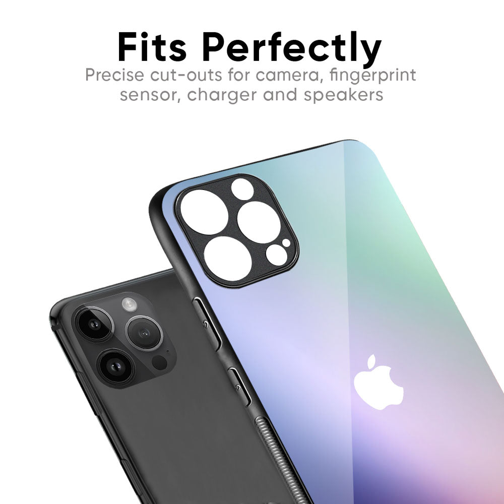 Abstract Holographic Glass Case for iPhone 12 Pro Max