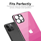 Pink Ribbon Caddy Glass Case for iPhone 14 Plus