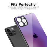 Ultraviolet Gradient Glass Case for iPhone XS