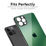 Green Grunge Texture Glass Case for iPhone 14 Pro