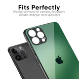 Green Grunge Texture Glass Case for iPhone 13 mini