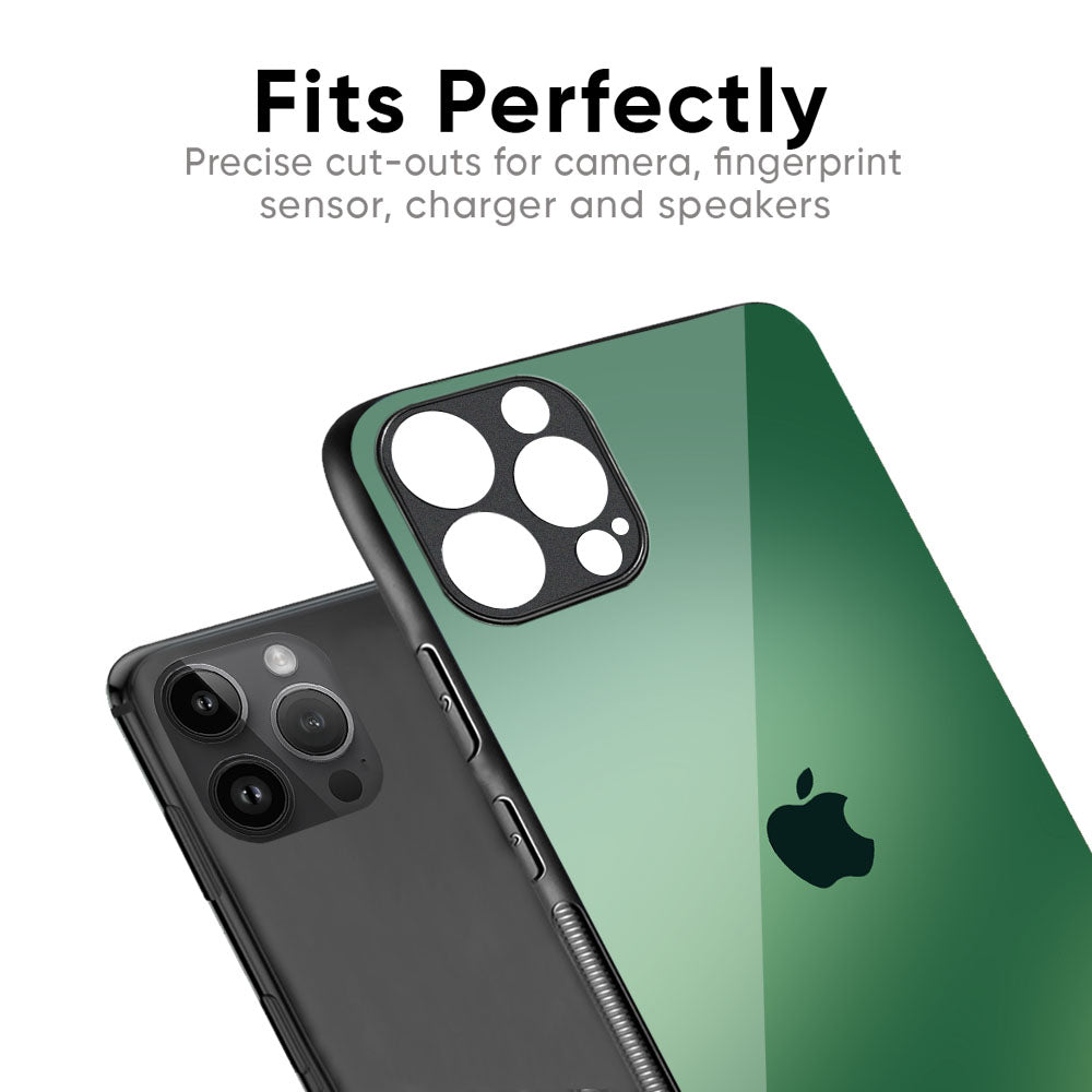 Green Grunge Texture Glass Case for iPhone XS Max